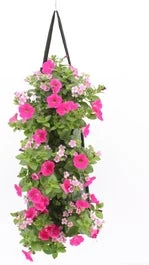 Wandhanger Met Petunia En Sutera (Petunia En Sutera) Roze H 50 Cm